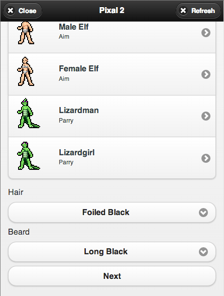 Dynamic slots based on race