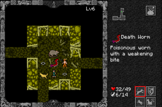 Pet commands, landscape mode