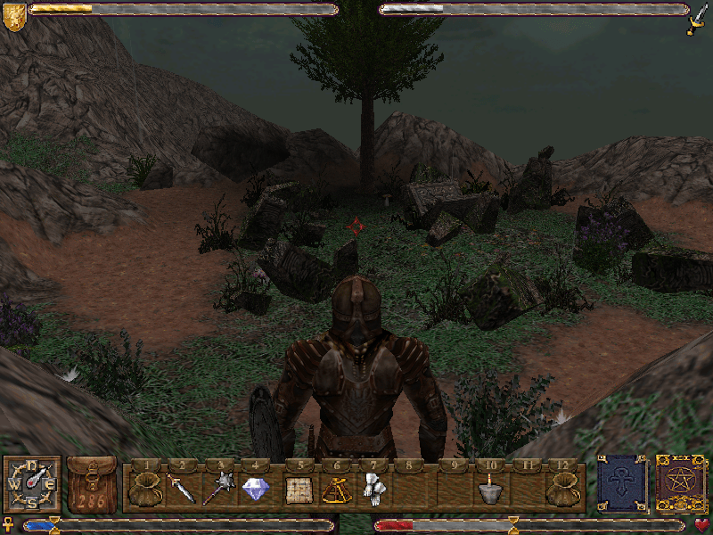 The ruined Shrine of Compassion