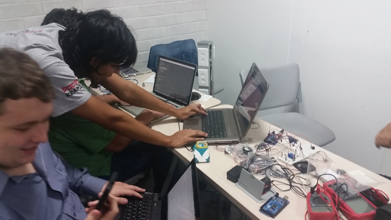 Last minute rush with serial communications.