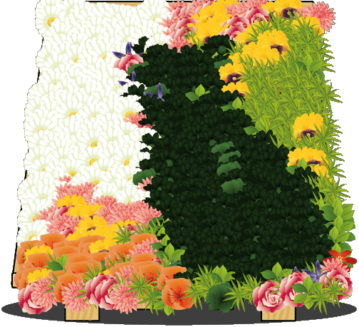 Resulting Flower arrangement