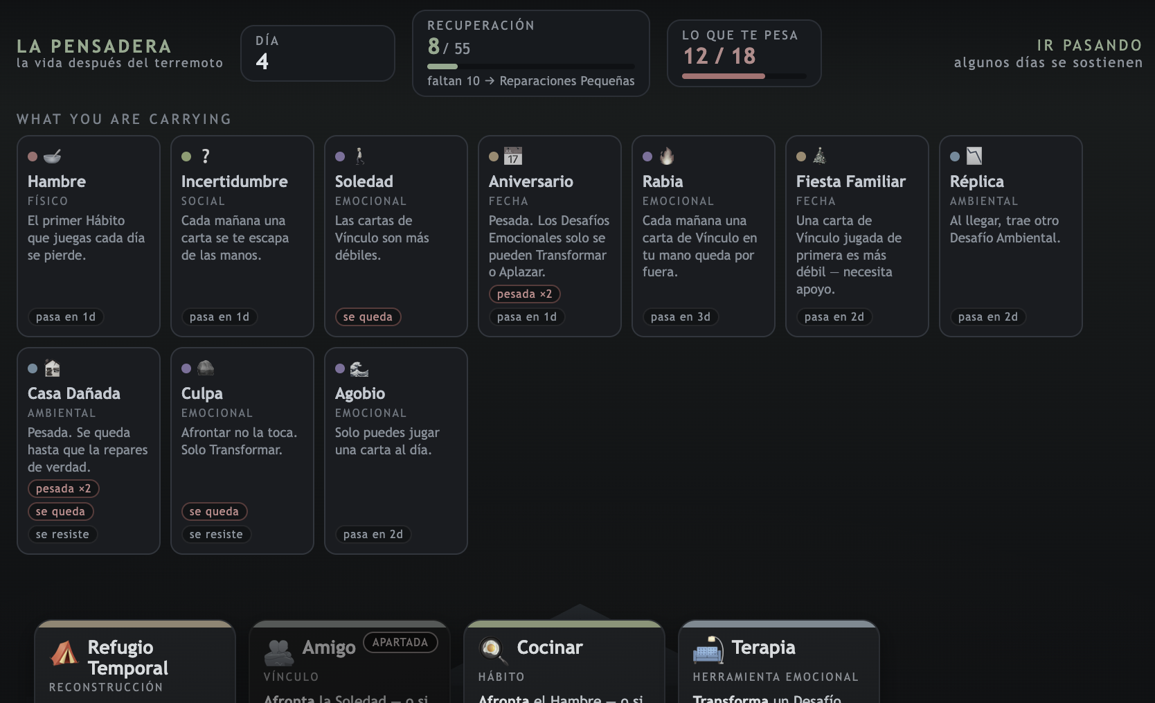 La Pensadera – Juntos: Game Jam for Venezuela Earthquake Relief